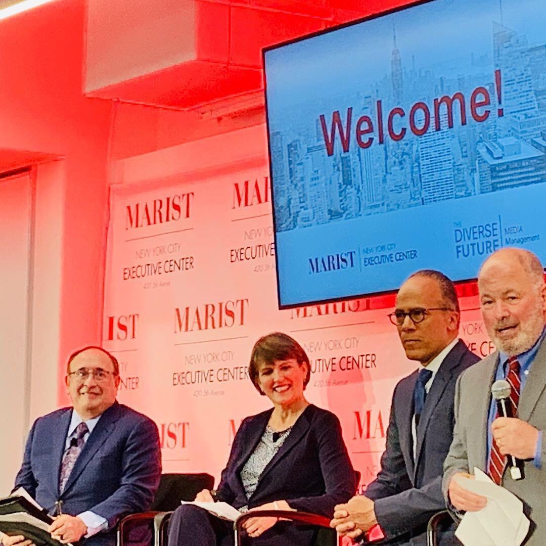 dnyellen's tweet photo. Many thanks to NBC’s ⁦@LesterHoltNBC⁩ for joining us to open the Marist Executive Center in New York City. https://t.co/CL1vvAYxu8