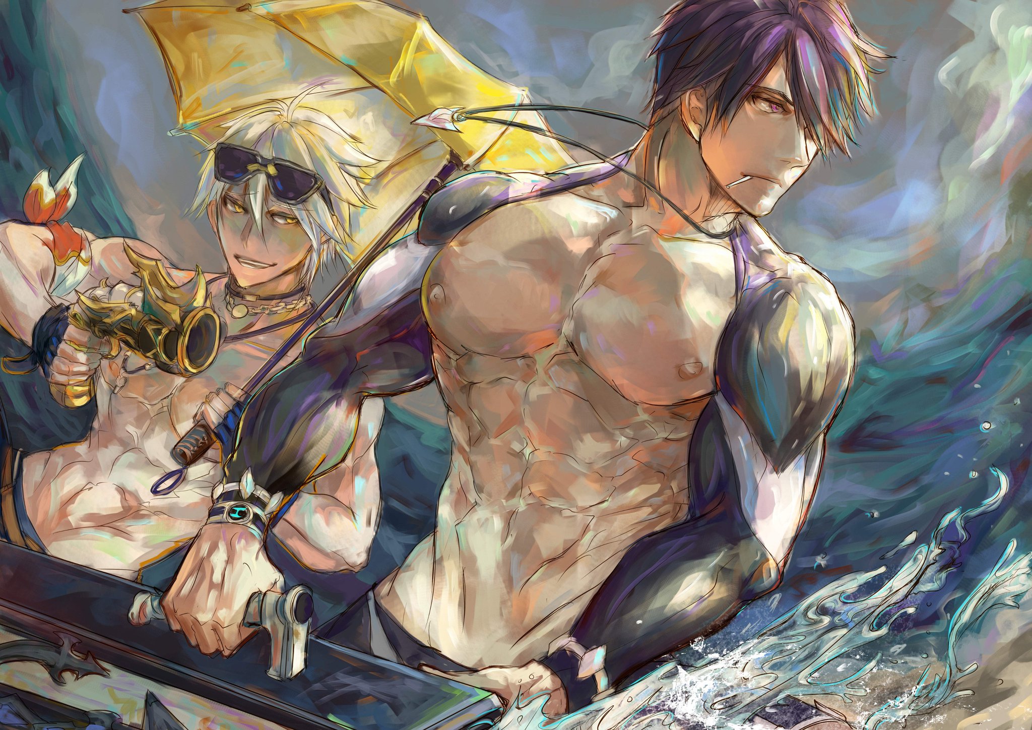 海饅嘎 Hai Manga Crow X Mitra Water Gun Battle And I Really Finished It In One Day 3 If There Is Enough Time I Really Hope That