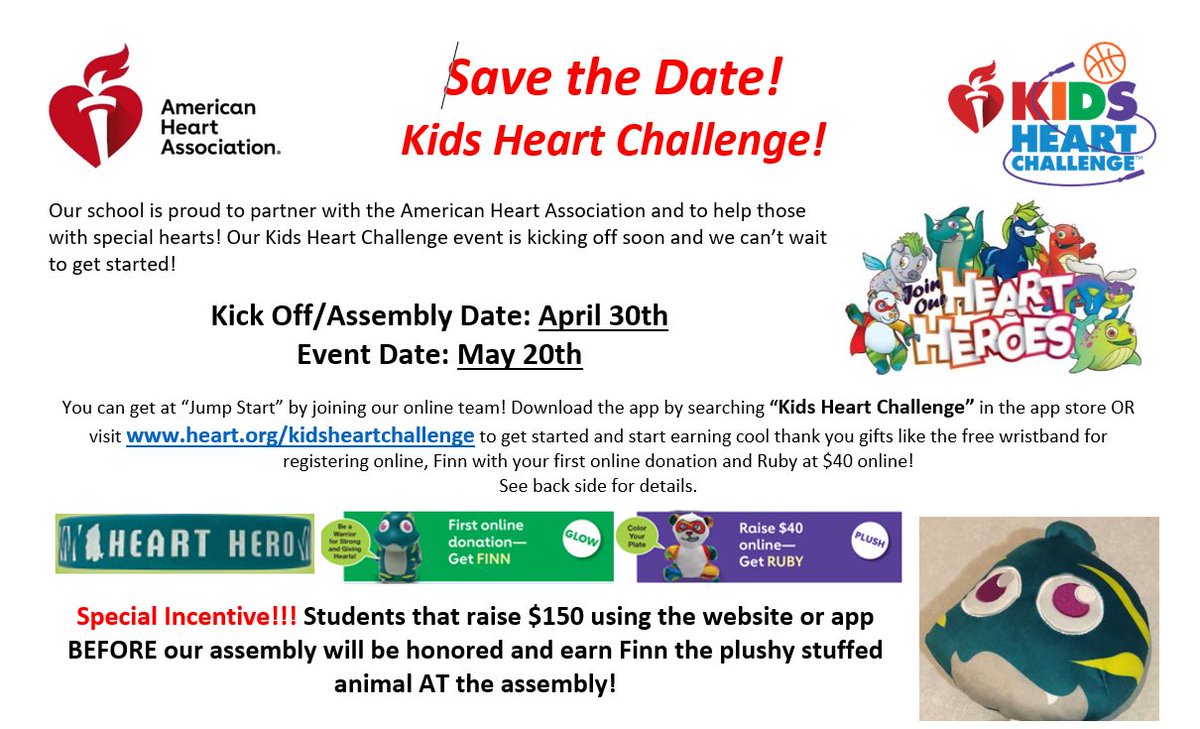 Join #kidsheartchallenge and support PE and heart health!