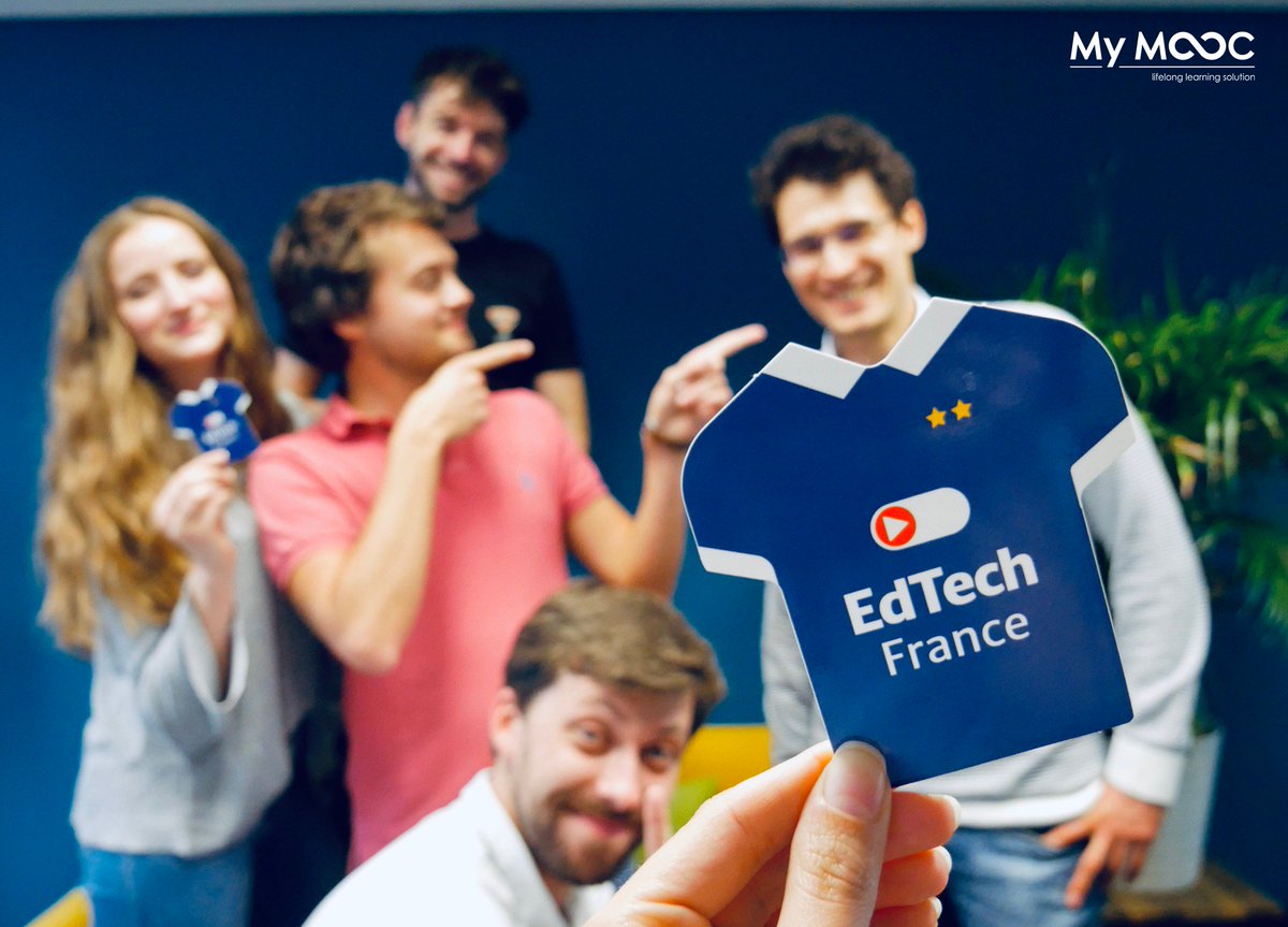 C’est officiel My Mooc a rejoint la ligue des champions de la <a href="/EdtechFrance/">EdTech France 🇫🇷🇪🇺</a> 🇫🇷 !
Nous sommes fiers de mettre la #technologie au service de la #formation partout dans le monde, et d’accompagner 150K collaborateurs dans leur apprentissage continu grâce à nos learning curators ⭐️😄