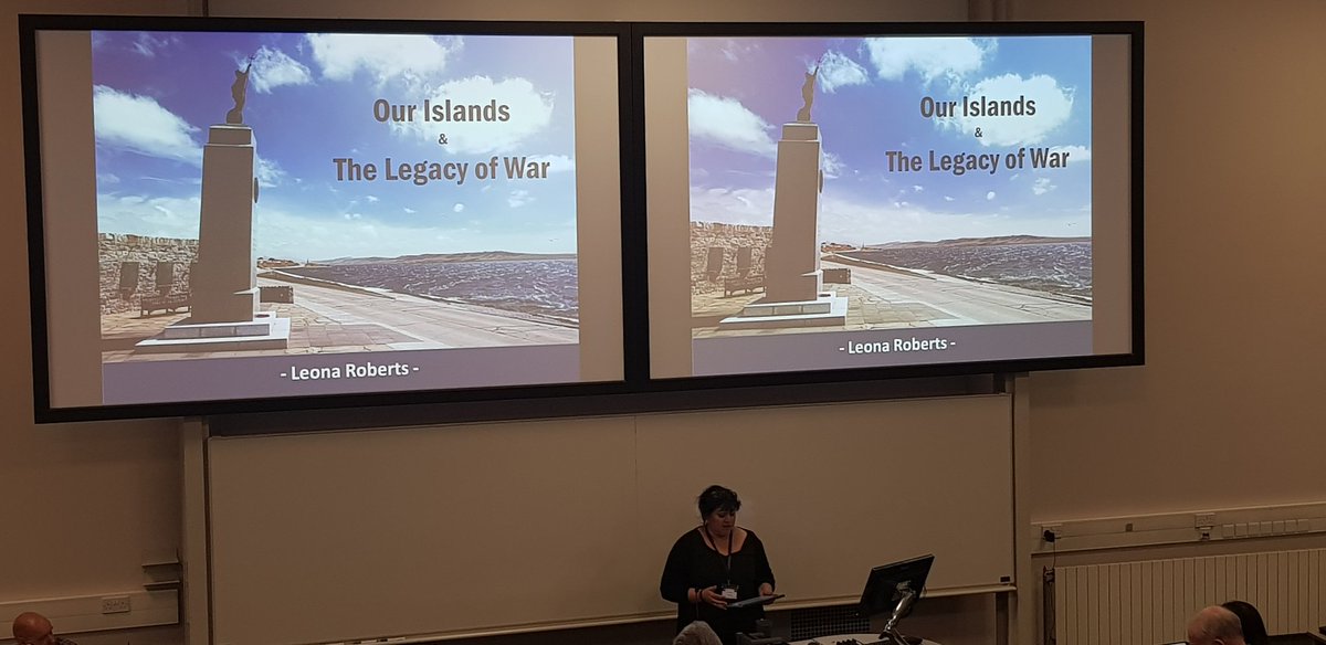 AC_NavalHistory's tweet photo. Panel 7 continues with Leona Roberts, Legislative Assembly of the @FalklandsGov ... #FM37Conference / @FM37conference https://t.co/Ou2W1mPlKx