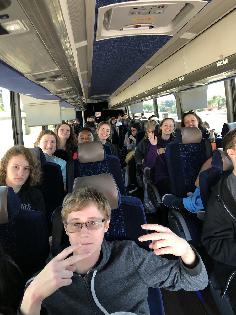 MHSRoyalPride's tweet photo. Bus 1?....it’s more like bus fun! https://t.co/m4MMtZPUnq