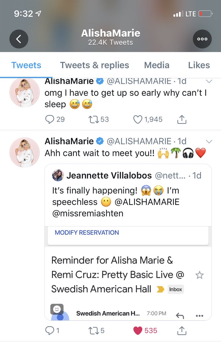 nettielobos's tweet photo. Yesterday was unforgettable, I finally met @ALISHAMARIE after 7 long years! ππ And @missremiashten for 2 years. π₯° Iβm speechless πΆ
I https://t.co/6OJgvV8zWs