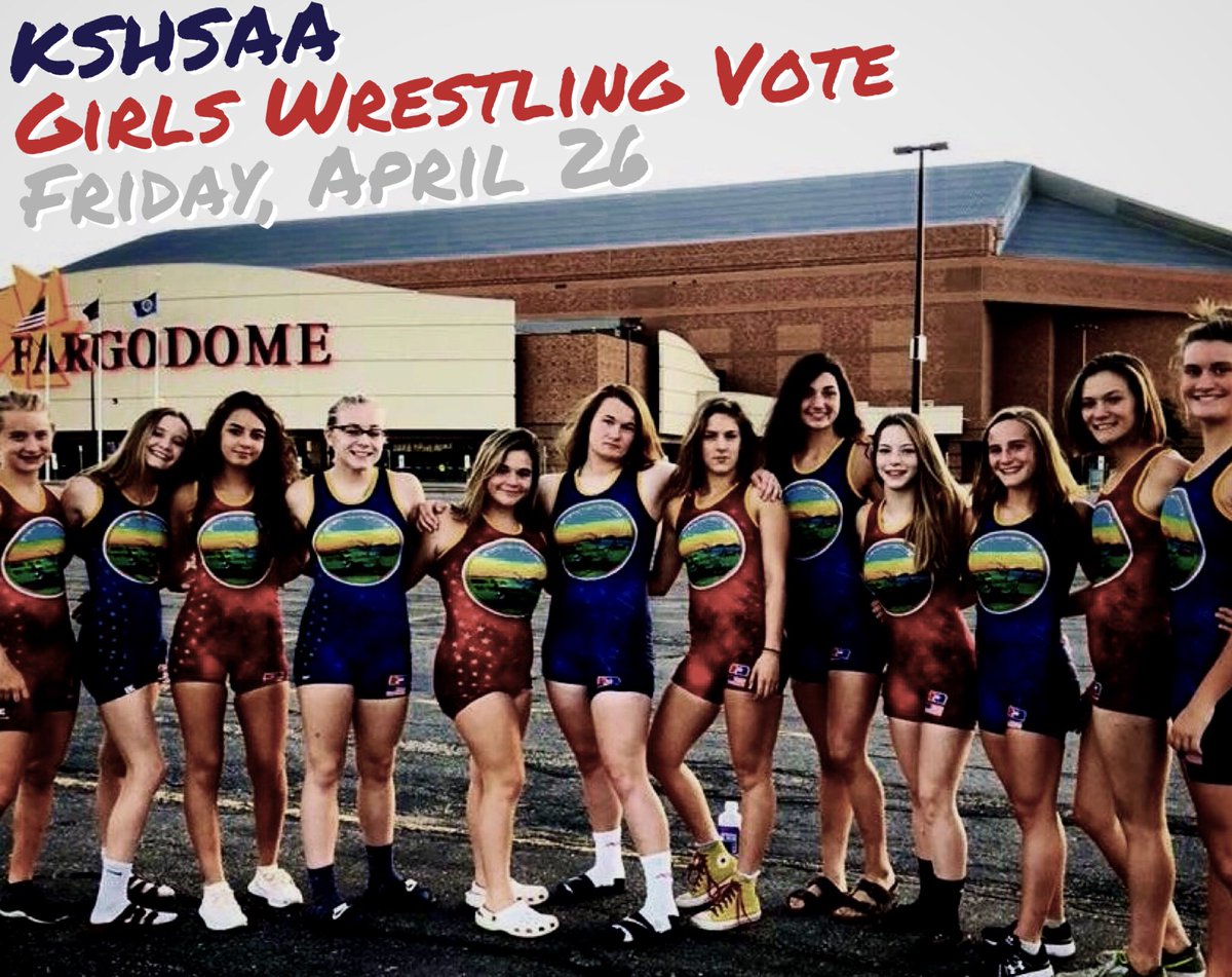 kwcaonline's tweet photo. Today is the day!!  After 3 years of hard work and help from so many, @kshsaa will vote to sanction Girls Wrestling today!! We hope to have good news later today. #GirlsWrestle
📰 https://t.co/PIQGGBbmCY https://t.co/C4ggT6eGv1
