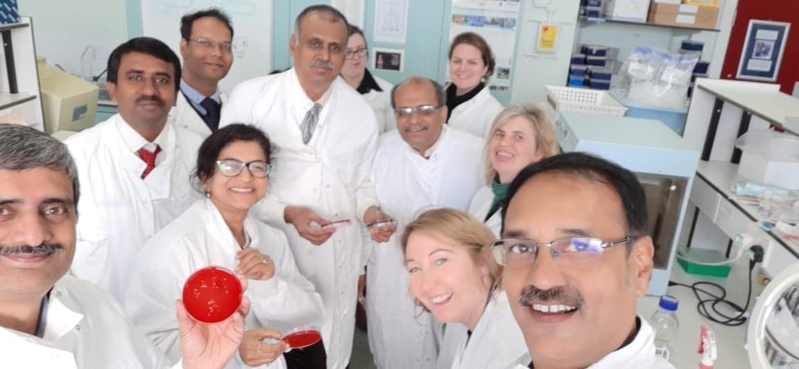 We managed to get the DARPI team into the lab to do some microbiological training for the biologists and the social scientists.