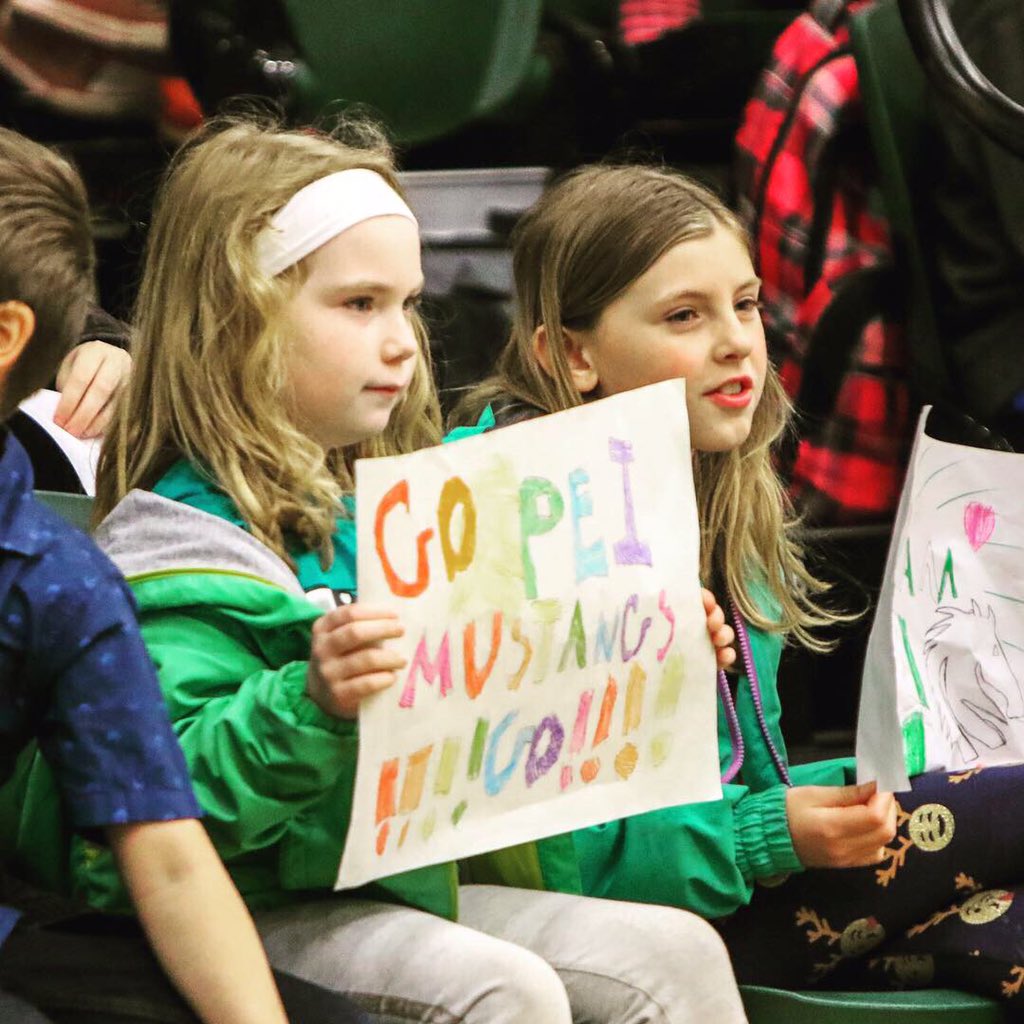 WCBballCanada's tweet photo. We have 450 PEI school kids in the house cheering on the PEI mustangs at the #CWBLOpen National Championships! The atmosphere here is incredible! 🏀🙌 https://t.co/zJ0zwck0ni