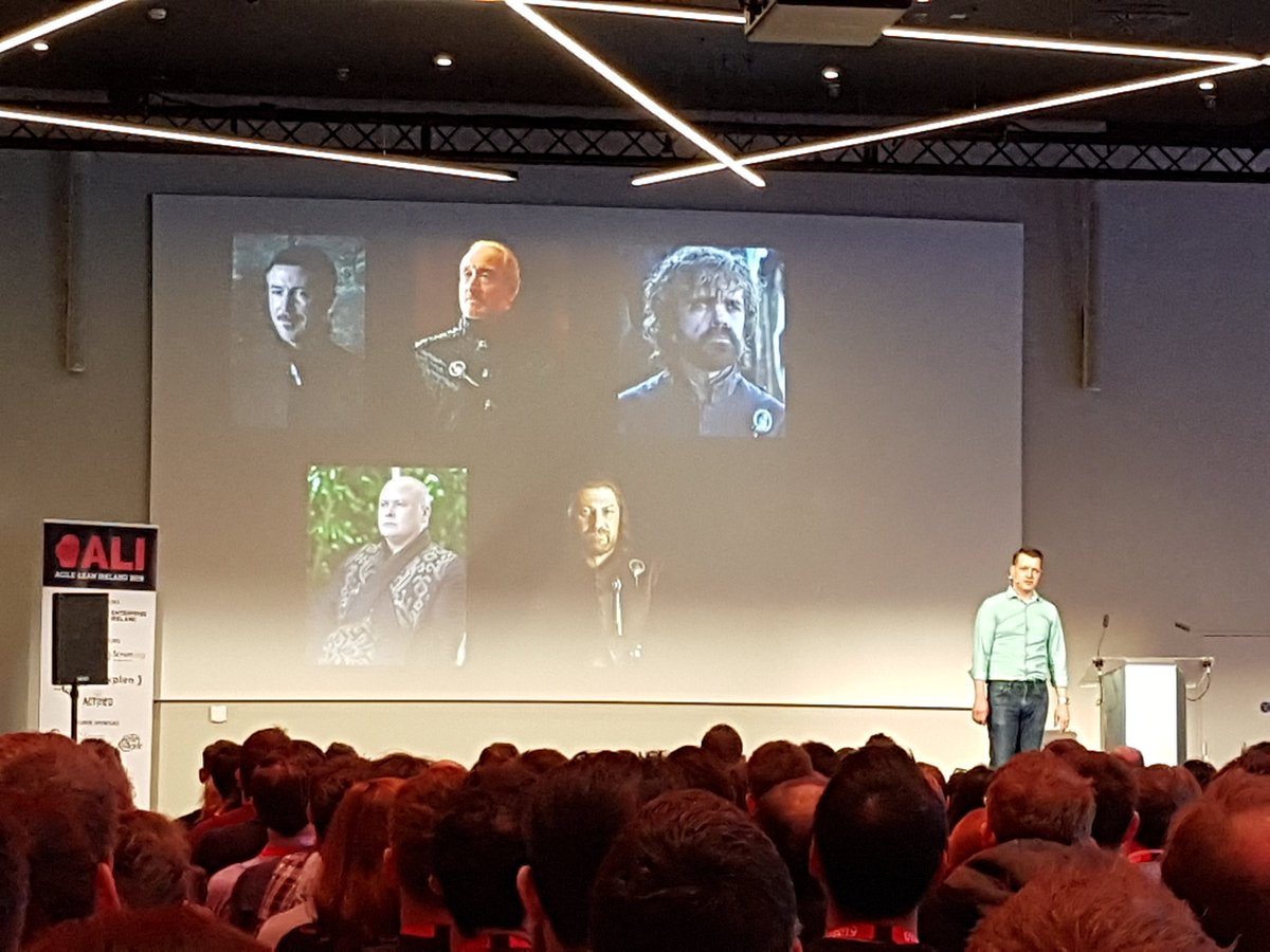 AgileShift's tweet photo. #CaptionThis
Watching @geoffcwatts deliver his closing #keynote at #ali2019

Caption this photo....

@AgileLeanIrl @cocapitzer @robdelaney007 #agile #Lean #conference https://t.co/p4Rv71YHD4