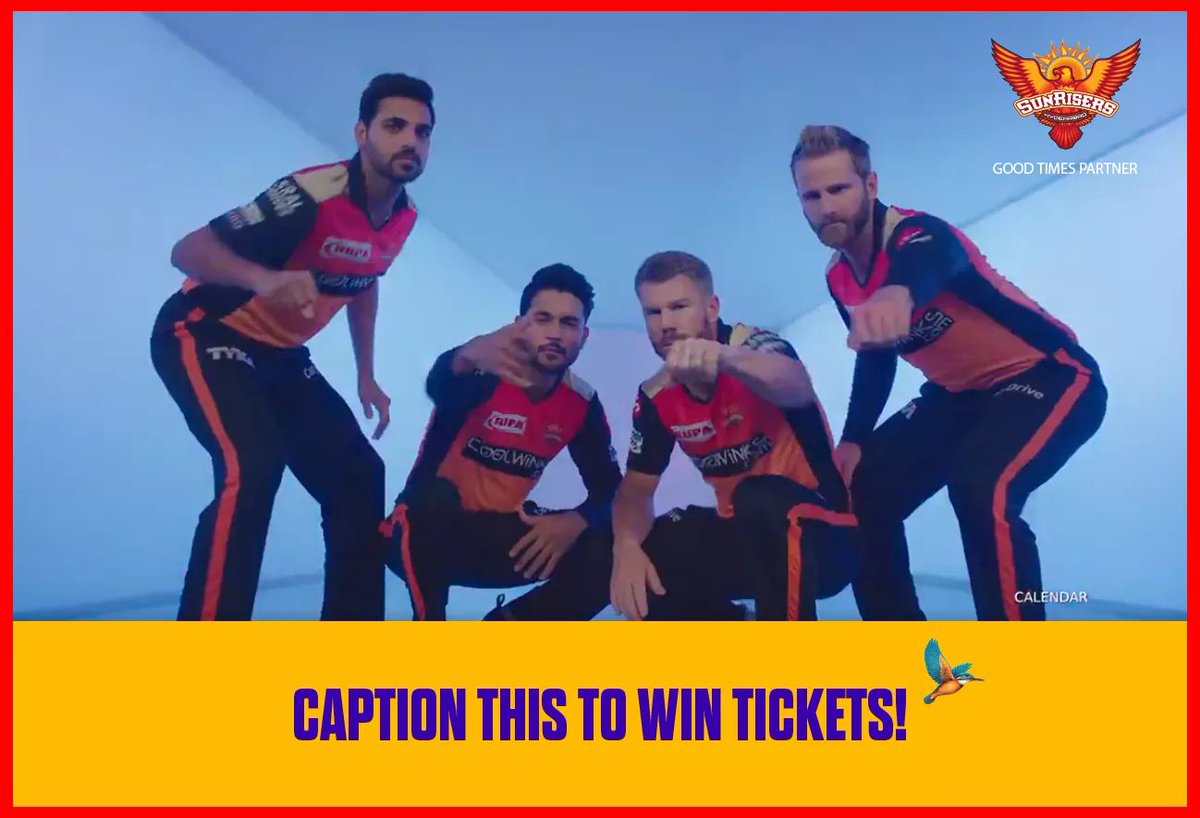 kingfisherworld's tweet photo. Orange Army! Send us your most creative caption and stand a chance to catch @SunRisers live! #SRHvKXIP #UnitedByGoodTimes https://t.co/gJ0HvDqlsG