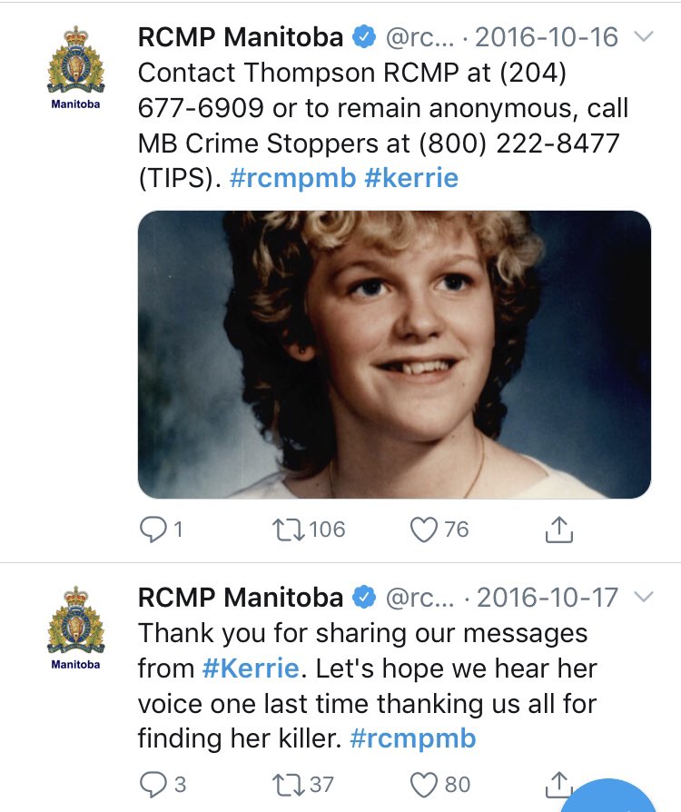 IABCManitoba's tweet photo. The @rcmpmb team took cold cases out of the dark and used storytelling and case files to reignite interest in these unsolved cases. #TrailblazersIABC #iabc #iabcmb #truecrime https://t.co/d2dHQUdJJq