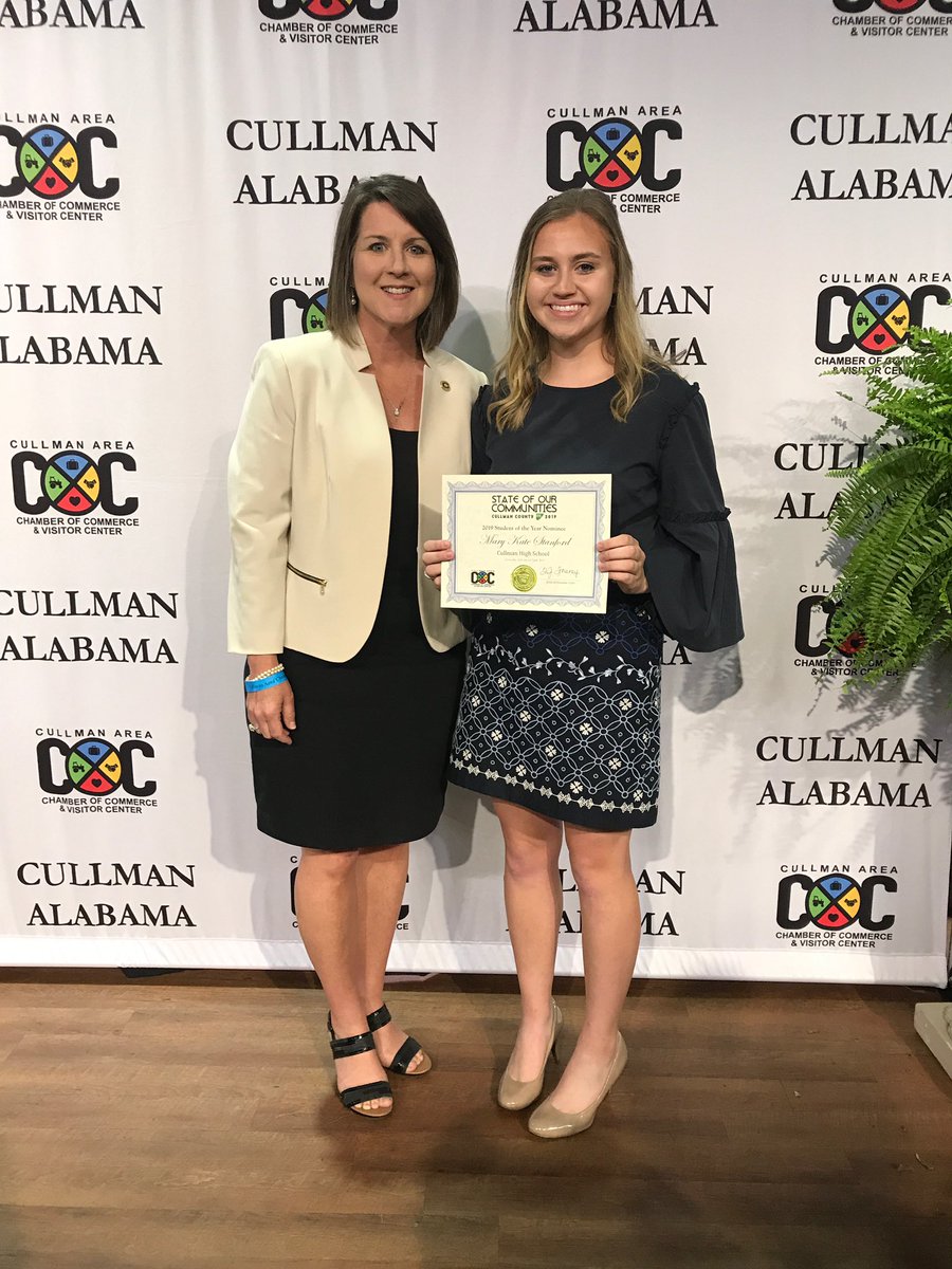 kthall54's tweet photo. Thank you to the Chamber of Commerce for celebrating education! Congratulations to John Drake and Mary Kate Stanford for recognition as Cullman City Schools’ Secondary Teacher and Student of the Year. @johnhdrake @CullmanSuper @cullmanchamber https://t.co/UsZZNV3qtp