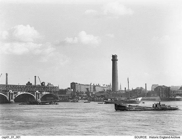 HE_Archive's tweet photo. This image is hot off the scanner (not literally!) showing what I think is the demolition of the old #waterloobridge alongside the shot tower.  Part of a collection that is being #digitised and #catalogued this year. #HEArchivelife #photographicarchive #oldLondon https://t.co/2YEtzdjaYJ