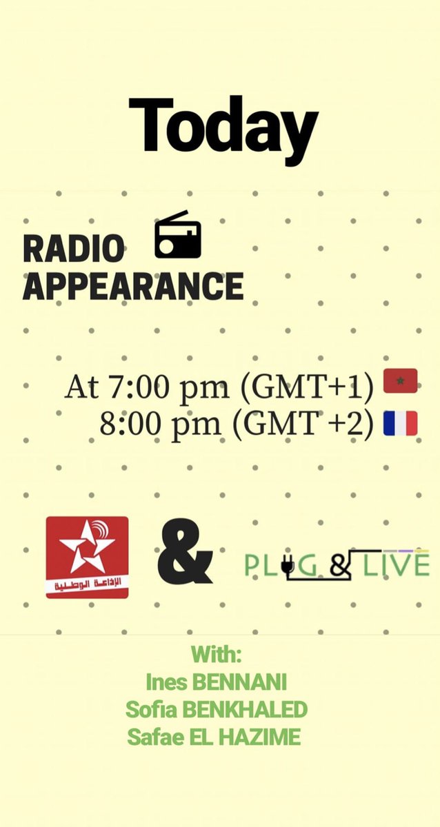 PlugLive_2019's tweet photo. #PlugandLive on air ๐!
Support our team and learn more about the project by listening to our radio appearance tonight ! ๐ฑ
https://t.co/3PkkZjSUNk
#sdamorocco #affordablehousing #innovations #SolarDecathlon #architects #ingenieurs #communication https://t.co/TfyqDFU8L6