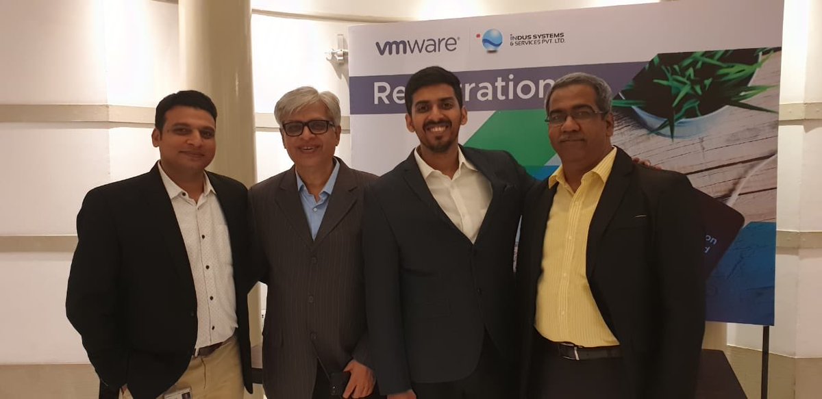 lalit_varshney's tweet photo. Digital transformation is a journey not a destination!! An event encapsulating two pillars of digital transformation #ModernizeDatacenter and #EmpowerDigitalWorkspace with Indus Systems & Services #VMwareIndia #VMware https://t.co/u4SC2fJH1e