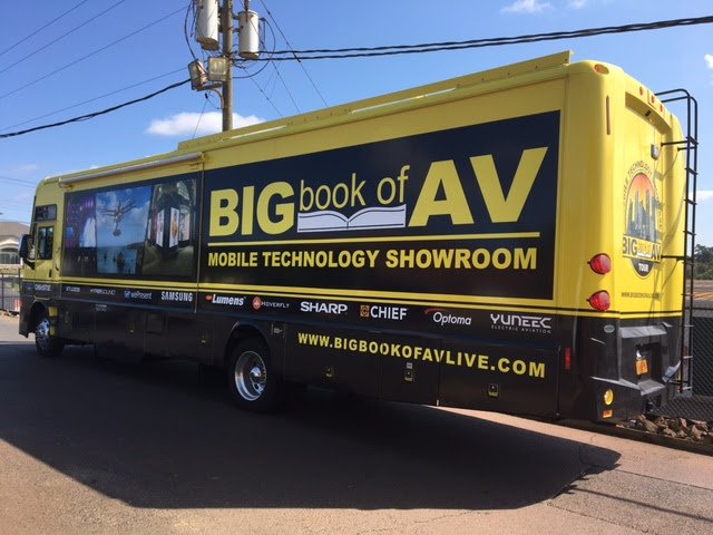 BigBookofAVLive's tweet image. Meet all of your AV needs in one stop! Today we're out in Dallas, Texas. Our Mobile Technology Showroom features #digitalsignage #drones #projectiontechnology #virtualreality and much more! #AVnews #AVtweeps #proav
...
Request a visit in your city here ow.ly/InL050rqMqN