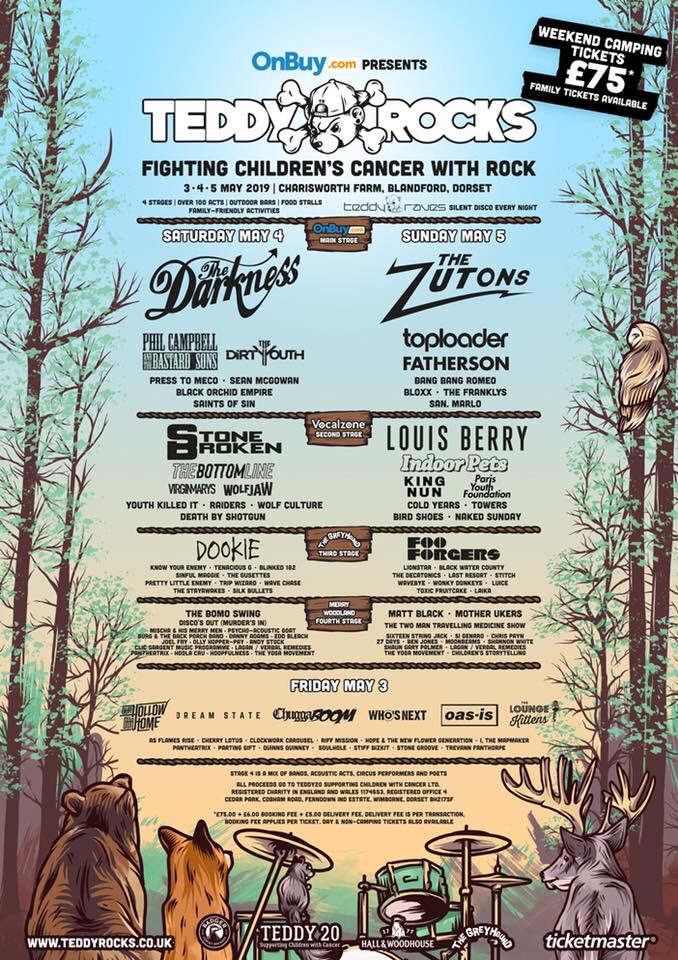 TeddyRocksFest's tweet image. ONE WEEK. just one.
Our campsite would have been open an hour and an hour away from the arena opening! Oh my. We can’t wait.

Look at our @VocalzoneHQ stage line up for Friday... Oh and the weekend as a whole is pretty tasty too!

🎟 teddyrocks.co.uk/tickets

🐻❤️
#TRF19