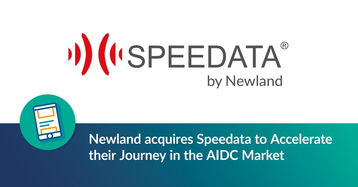We are excited to announce Newland's acquisition of Speedata. As one of the most innovative players in Android mobile computers, we are looking forward to continued innovation in the AIDC market: newland-id.com/news_items/new…