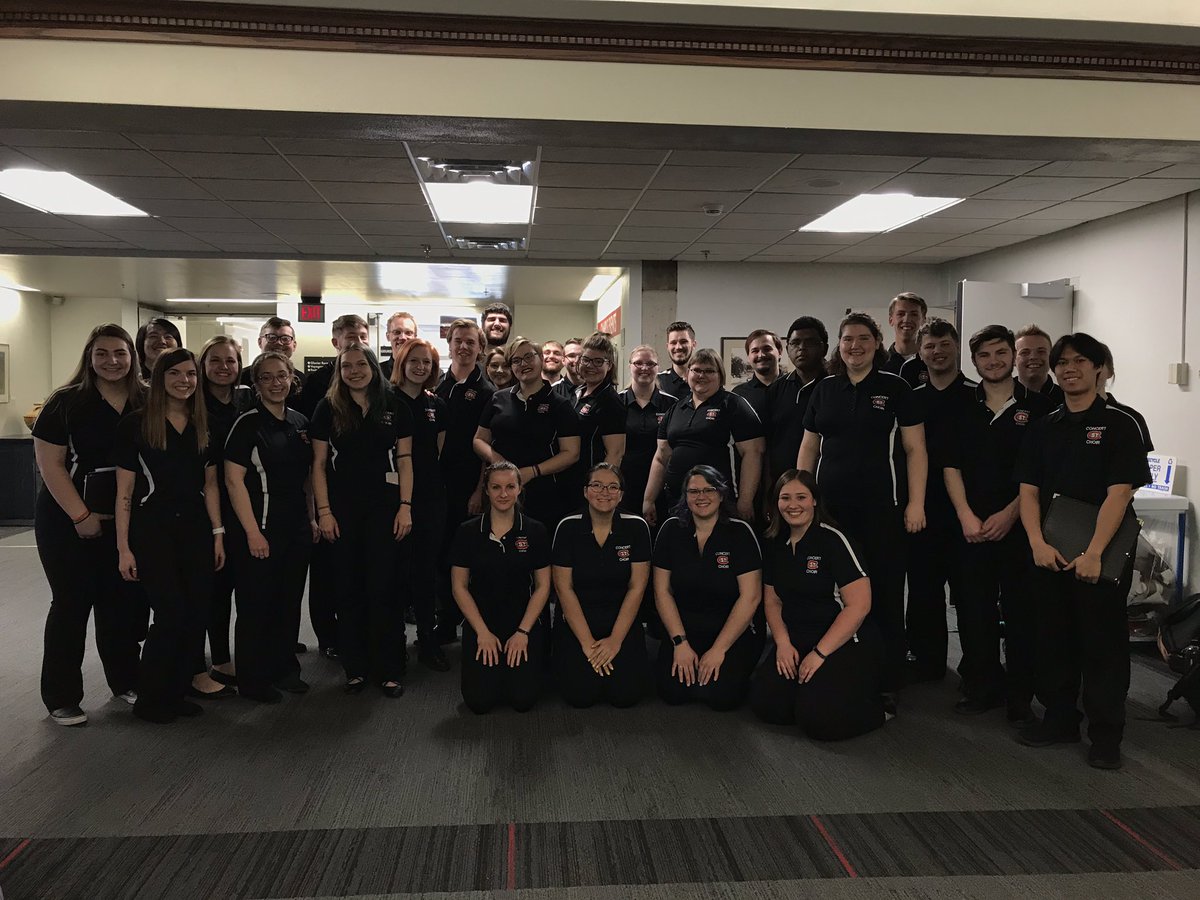 SCSUChoirs's tweet photo. SCSU Concert Choir had the opportunity to sing in the Atwood Ballroom yesterday at an event which honored this year’s retiring SCSU Faculty #scsu #scsuchoirs #findyourvoice https://t.co/ZGt2qWa2KX