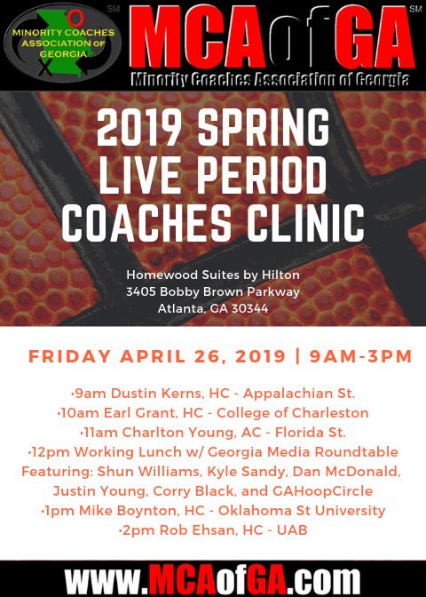coachsorrell's tweet image. @EarlGrantCofC lit it up as a second speaker at the 2019 Spring Coaches Clinic. #DefensivePrinciples #MCAOFGABball @MCAOFGA