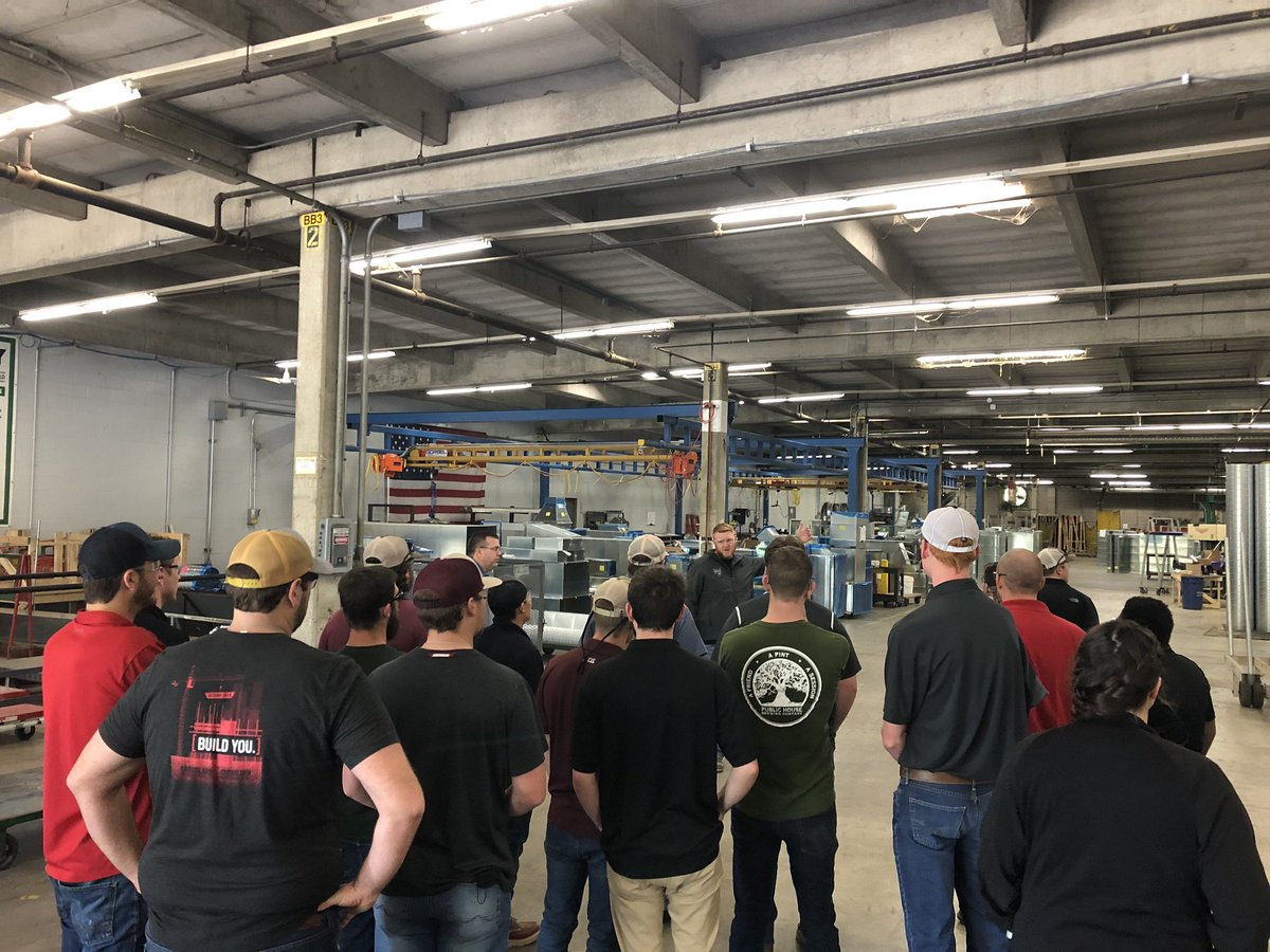 _MurphCo's tweet photo. Thank you Missouri State Department of Technology and Construction Managements students for visiting  Murphy Company (@_MurphCo) to learn more about mechanical contracting. https://t.co/om29lMA1b7  #MurphyOnTheMove #GoMaroon @MissouriState @MSUTCM @MoStateMET
  @TCMJOBS https://t.co/IiiOCGbcEF