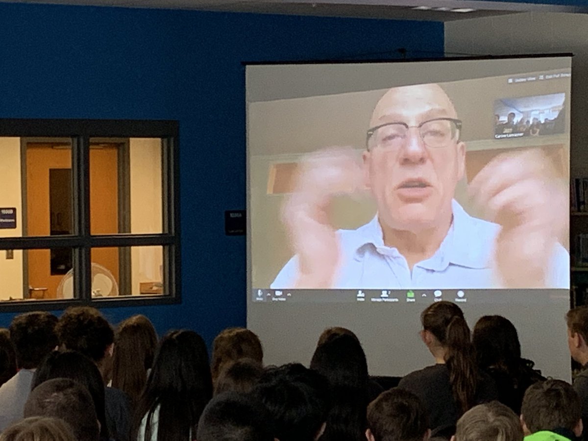 yourmediacenter's tweet photo. Really? Gordon Korman wrote his 1st book in 7th grade and was published 1 yr.  later. @mccsdmedia #d24inspires https://t.co/JZIiN5U7EG