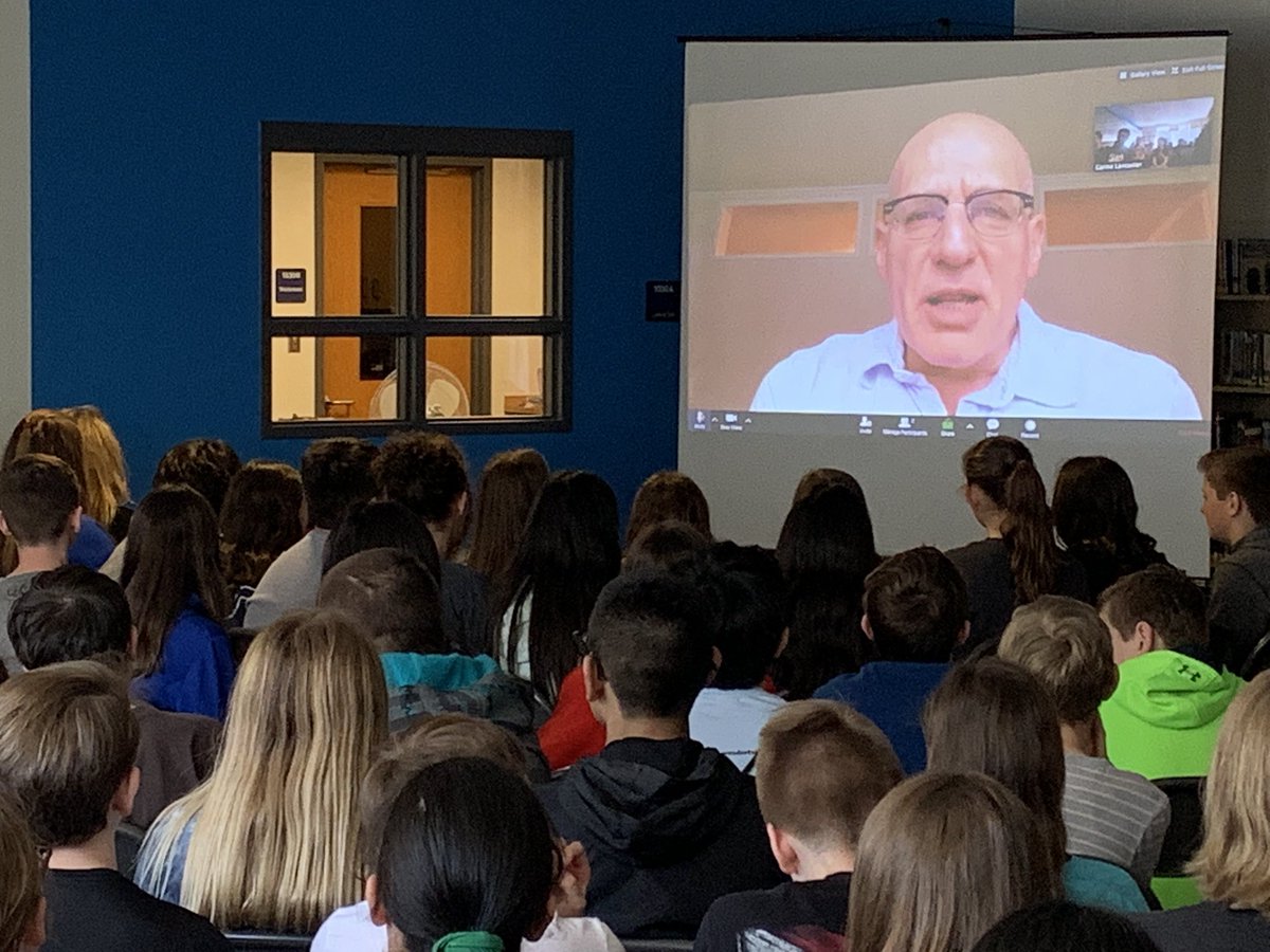 yourmediacenter's tweet photo. Really? Gordon Korman wrote his 1st book in 7th grade and was published 1 yr.  later. @mccsdmedia #d24inspires https://t.co/JZIiN5U7EG