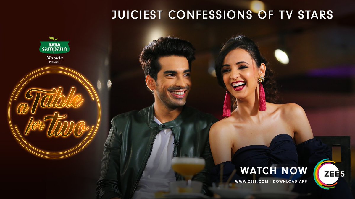 Zee5_Official's tweet photo. #SanayaIrani or #MohitSehgal. Who is the crazy one? Find out with @dubeyira on on #ATable4Two, out now, only on #ZEE5: https://t.co/YUzG9OxkgI

#NotAFamilyShow  @TATASampann https://t.co/OCaSUr0AE7