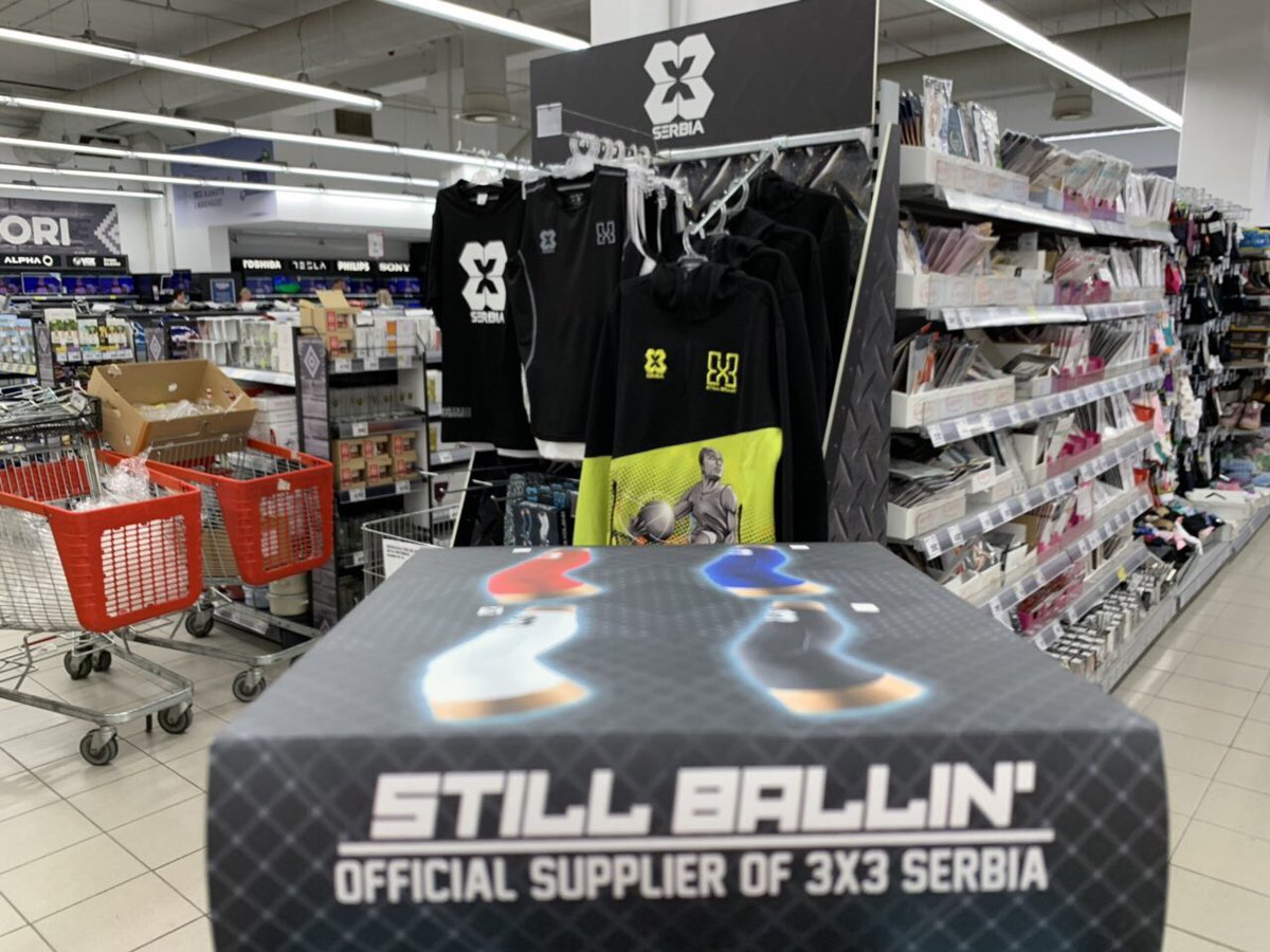 3x3Serbia's tweet photo. Na Veliki Petak uz čestitke svim 3x3 fanovima za Uskršnje praznike🥚želimo da vas obavestimo da smo otvorili još 3 nove radnje #3x3SerbiaShop🛒.Od danas pored Beogradu možete nas pronaći i u RODA centrima u Novom Sadu,Nišu i Kragujevcu.Šta god da vam treba za basket sport tu je🤗 https://t.co/hWzjnXemjt