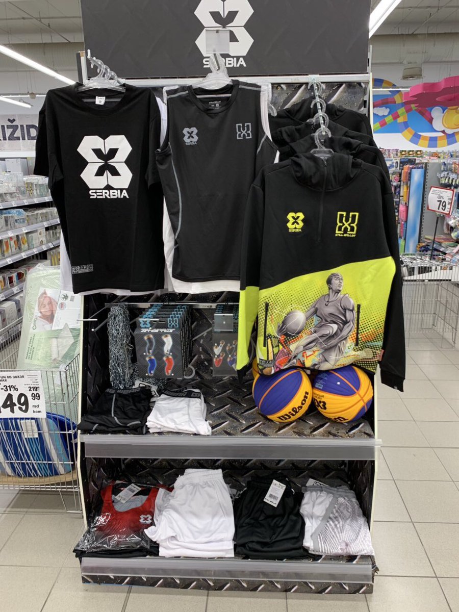 3x3Serbia's tweet photo. Na Veliki Petak uz čestitke svim 3x3 fanovima za Uskršnje praznike🥚želimo da vas obavestimo da smo otvorili još 3 nove radnje #3x3SerbiaShop🛒.Od danas pored Beogradu možete nas pronaći i u RODA centrima u Novom Sadu,Nišu i Kragujevcu.Šta god da vam treba za basket sport tu je🤗 https://t.co/hWzjnXemjt
