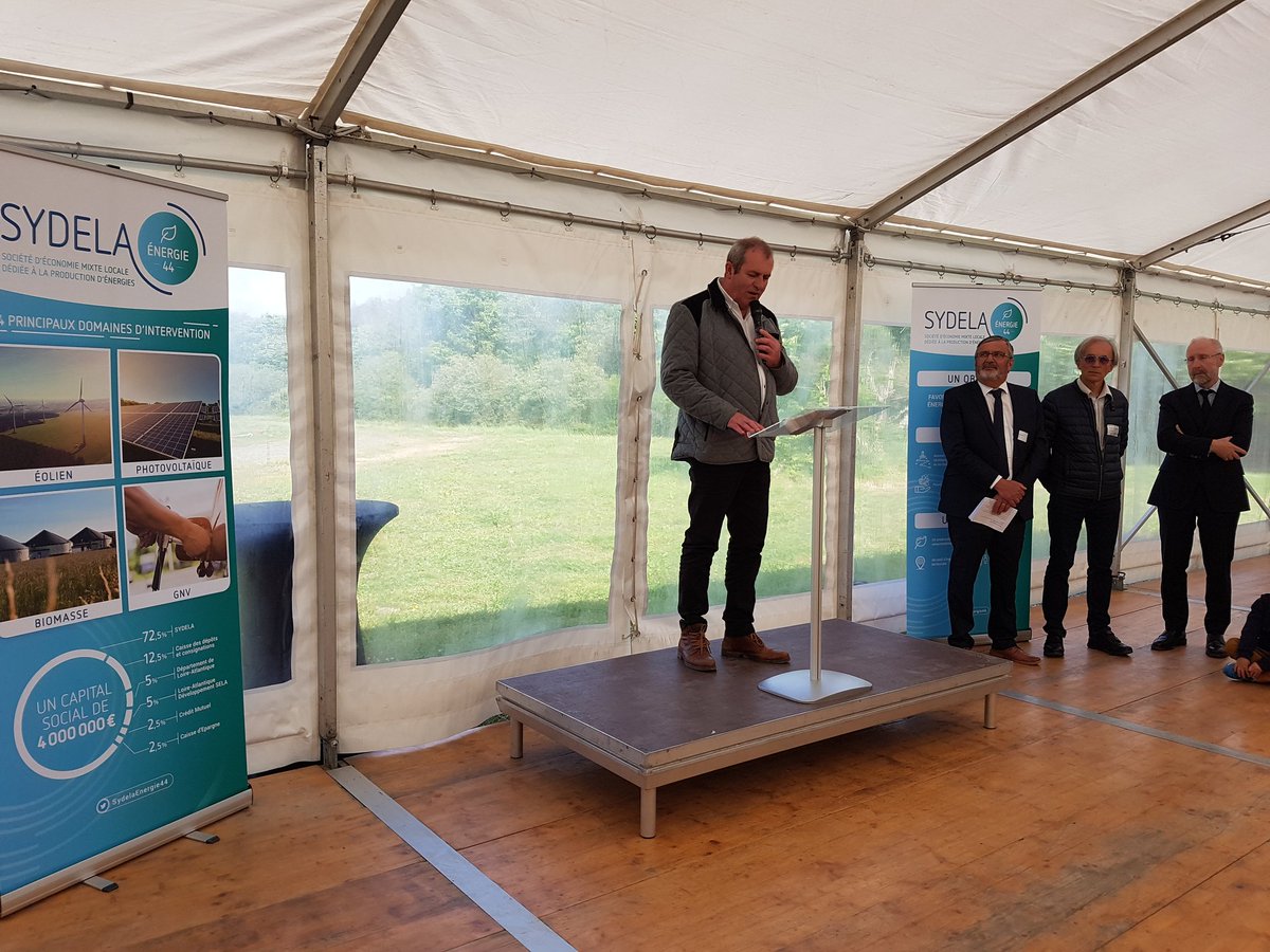 Inauguration de la plus grande centrale solaire d'initiative 100% publique et locale sur l'ancien centre d'enfouissement technique des Six Pièces sur la commune Machecoul Saint Même !!!