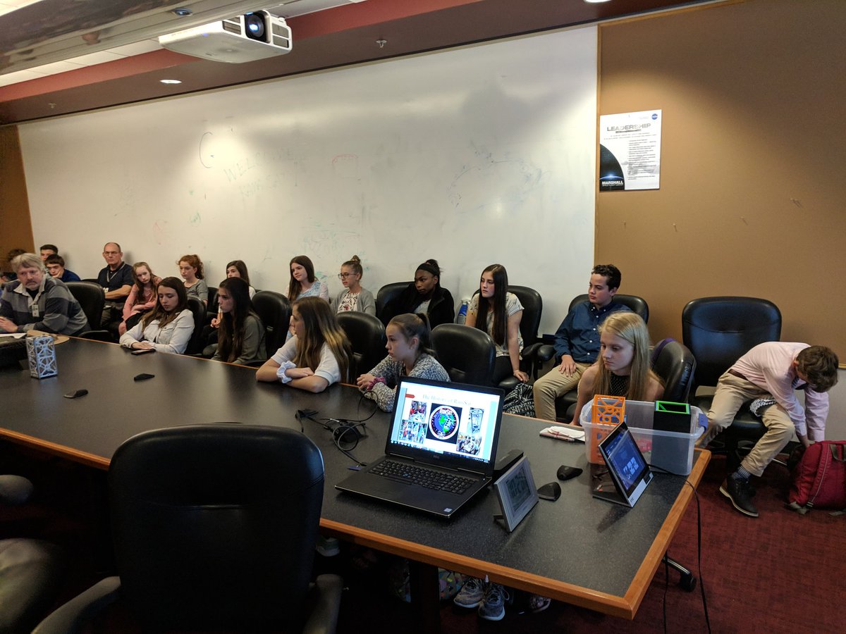 Robertsville Middle RamSat students presenting to our 2018 NASA review panel. They were AMAZING!! <a href="/KirkRenegar/">Kirk Renegar, Ed. D.</a> <a href="/ORSchools/">Oak Ridge Schools</a> <a href="/ORHSWildcatMGM/">Martin McDonald</a> <a href="/y12nsc/">Y-12 NSC</a> <a href="/RMSortn/">Robertsville Middle</a> <a href="/ORNL/">Oak Ridge Lab</a>