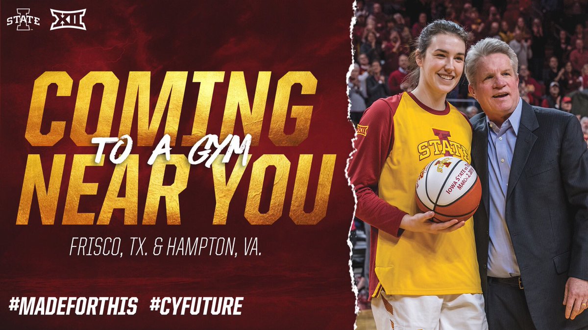CycloneWBB's tweet photo. Be on lookout as we 👀 for future Cyclones #CyFuture #IowaStateWay https://t.co/taiBU6I2Ol