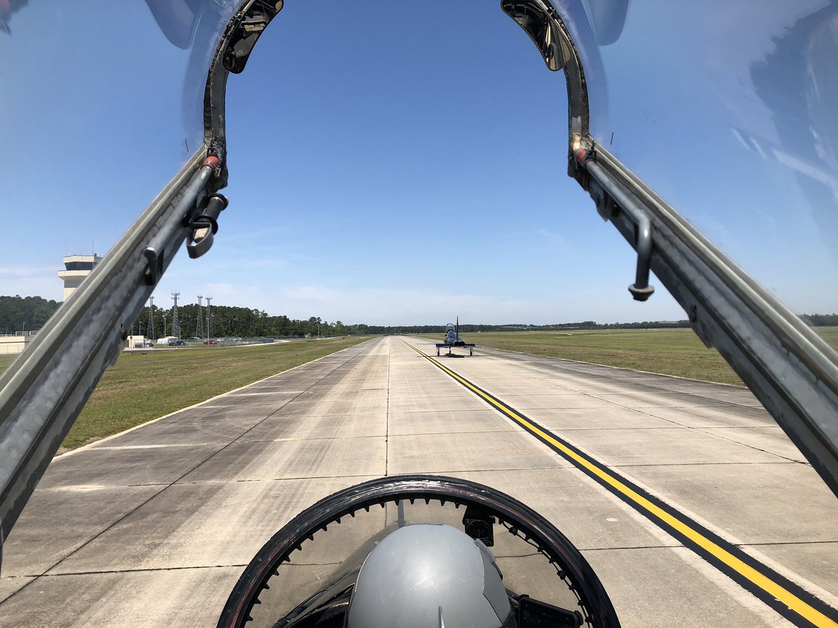 It’s Friday in the fast jet business! Today’s tweet puts you in the back seat of a T-38A Talon from the 71st FTS, the Ironmen. #Airpower