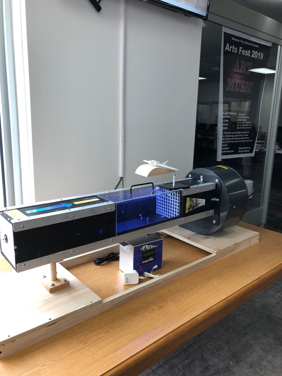 MaumeePPF's tweet image. Kelvin arrived!  Dynamic wind tunnel has arrived in the MHS makerspace! #coolwind
