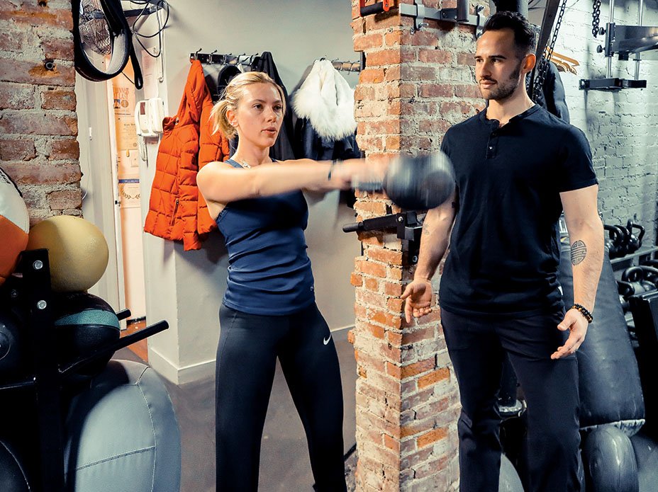 Scarlett sale johansson workout