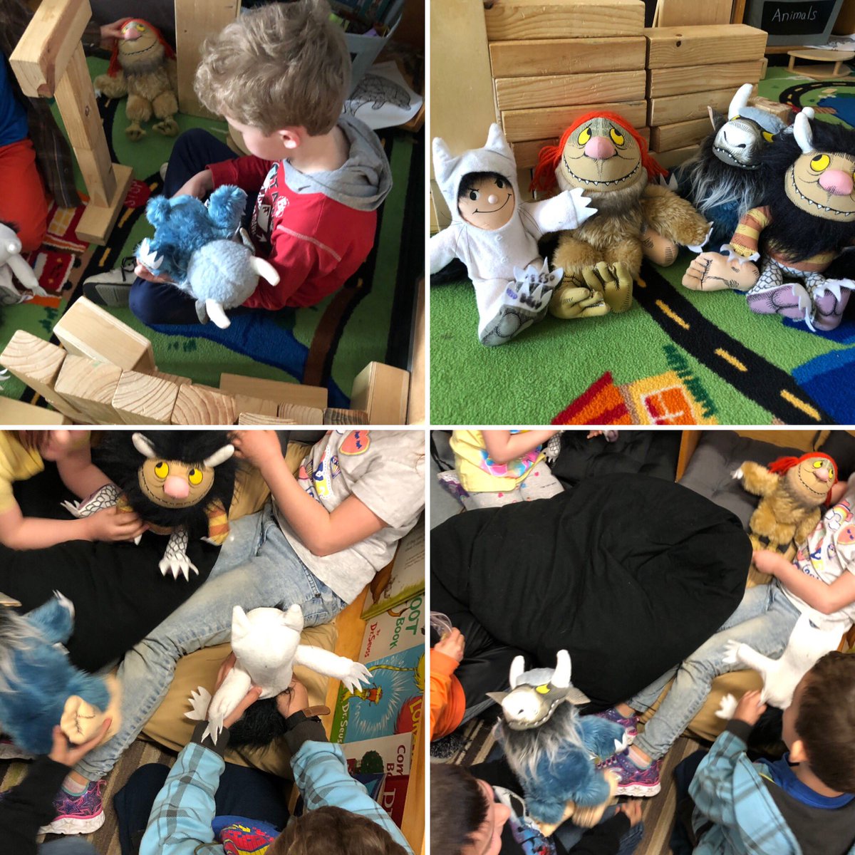 Where the Wild Things Are. Cross-curricular learning about this classic story. #zonesofregulation #executivefunctions #literacy #handonmath #capacity #art #learningthroughplay #adventuresingradeone #tldsblearns Thank you @TLDSBresources for this amazing kit. @QueenVic_PS @TLDSB