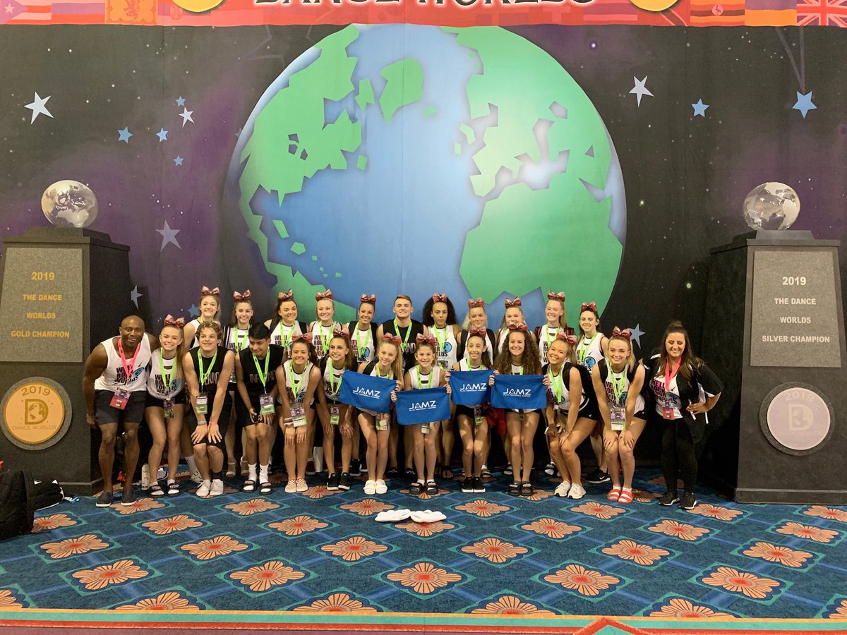 JAMZCheer's tweet image. ⁦Inferno from @utahfusion⁩ is in Orlando ⁦@The_CheerWorlds⁩ ready to represent #TeamJAMZ #JAMZFamily #jersey #cheerworlds2019 #westcoastbestcoast