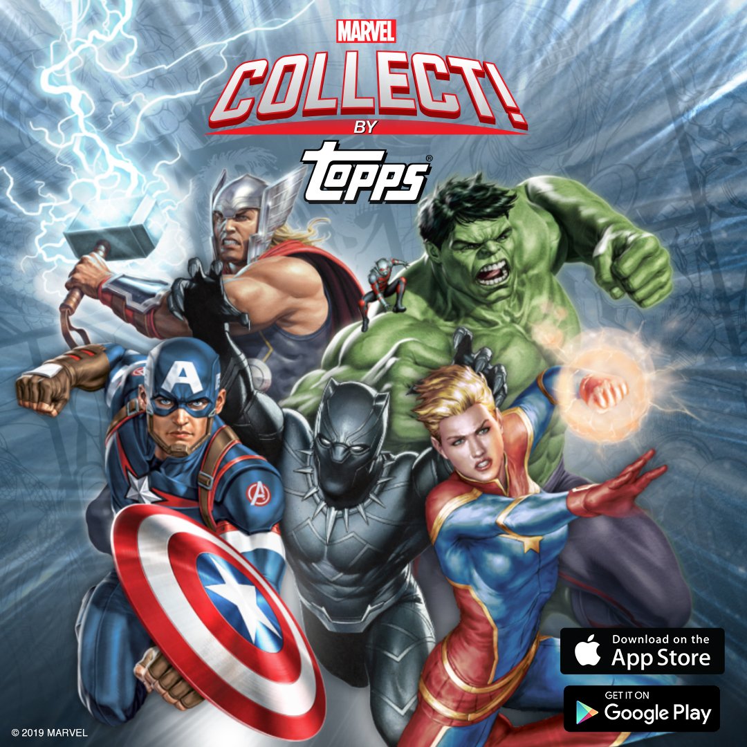 .<a href="/ToppsDigital/">Topps Digital</a> Collectors... ASSEMBLE! #MARVELCollect! by Topps is officially here. Join our forces and build the ultimate collection! From #AvengersEndgame and beyond, we're excited to bring the <a href="/Marvel/">Marvel Entertainment</a> Universe to the palm of your hand!
Download free: bit.ly/MARVELCollect