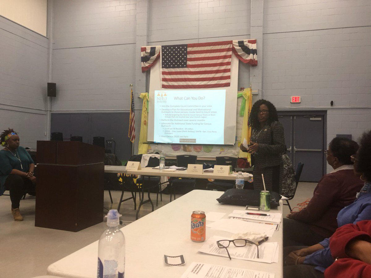 NJSocActionDST's tweet image. As @NJ_ISJ NJ Counts Project Dir., I've been Train-the-Trainer with @njnaacp leaders. #Census2020 outreach begins now to make sure NJ keeps its political reps in DC, and receives all its federal funding! So far, Perth Amboy, Paterson, and Passaic branches say #CountMeIn.