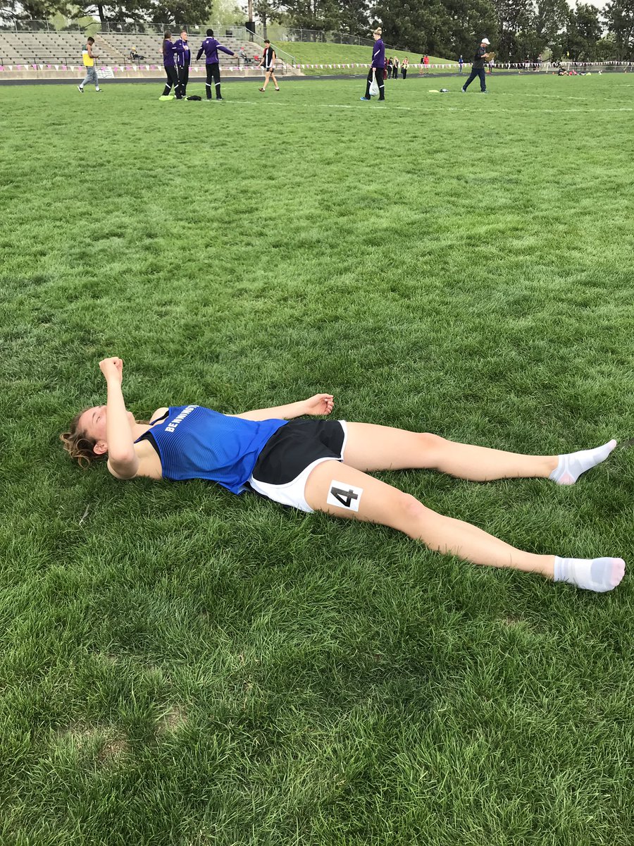 BHSBadgersTrack's tweet image. This is what a new record holder looks like after just beating the school record by 1.04s in the 400m. Congrats to Michaela Bartels on achieving her goal to break the  record!! 👏🏻👏🏻👏🏻