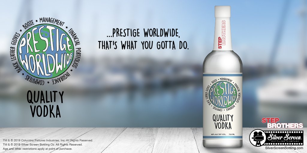 SilverScreenCo's tweet image. Putting in the man hours to study the science of what you need, Welcome to the world premiere of Prestige Worldwide…wide…wide’s first original spirit, Quality Vodka. Enjoy a smooth, clean and dry vodka with a pleasant finish.

Reserve your bottles now: prestigeworldwidevodka.com