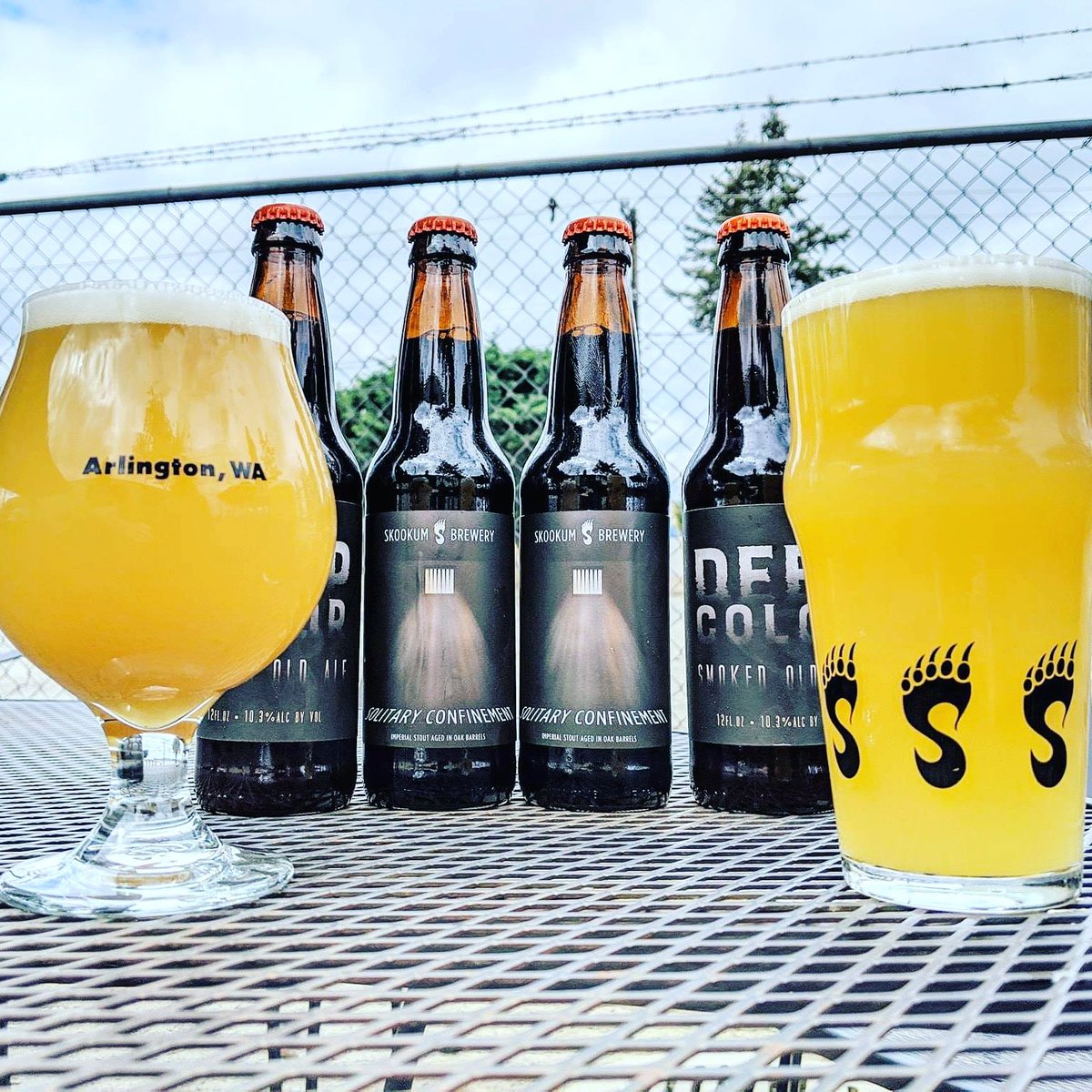 Two new beers on tap when we open!
Skook Nukem' is a triple IPA brewed, 10%abv
Sprye is a splet/rye IPA. 6.5%. 
Barrel aged beers on tap and to go through the weekend and we have some fun things coming out next week!! ☁️☁️☁️☁️☁️☁️