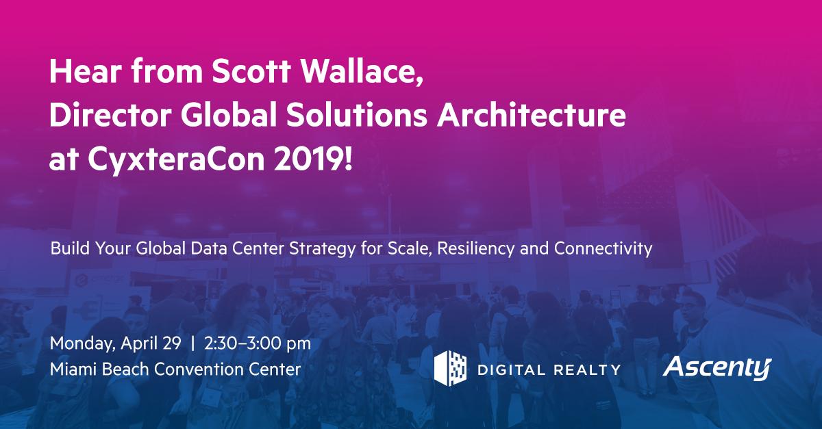 Digital Realty on X: "Don't miss Scott Wallace, Global Director ...