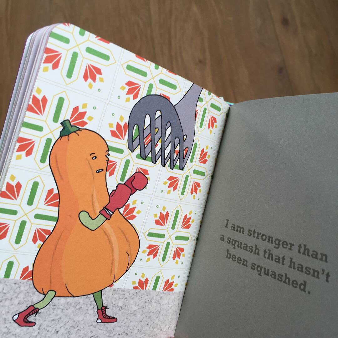 NaomiSloman's tweet photo. Some of the illustrations I did for ‘I Am Stronger Than....’, a book from the Affirmators! collection by @knockknock #affirmations #positivity #strength #motivation #selfhelp #illustration #unicorn https://t.co/kLyeW6Upuy