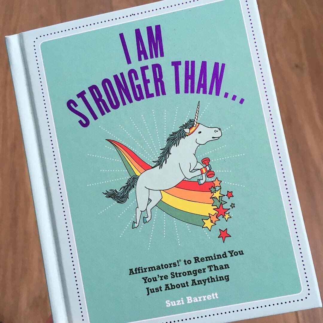 NaomiSloman's tweet photo. Some of the illustrations I did for ‘I Am Stronger Than....’, a book from the Affirmators! collection by @knockknock #affirmations #positivity #strength #motivation #selfhelp #illustration #unicorn https://t.co/kLyeW6Upuy