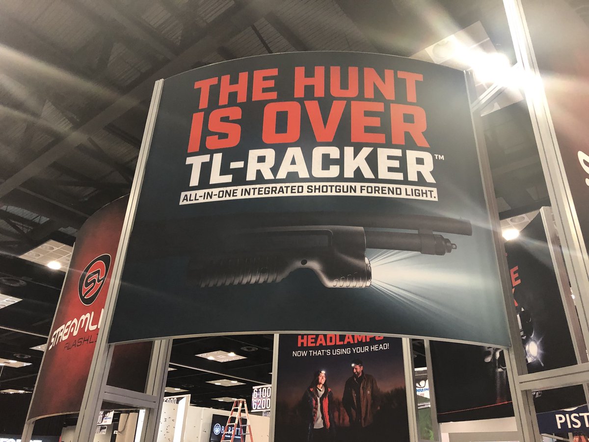 Streamlight's tweet photo. We're at the @NRA @AnnualMeetings in Booth #6560. If you didn't stop by today, make sure to come by tomorrow to see our newest products in person! #StreamlightStrong #weaponlights #comebyourbooth #NRAAM https://t.co/2QEk6zWlod