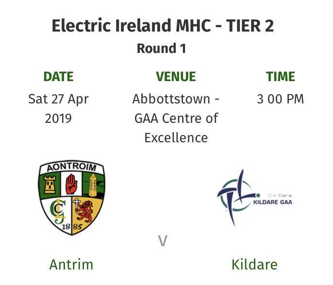 AontroimGAA's tweet photo. Good luck to our minor hurlers who play @KildareGAA in Abbottstown tomorrow.

⌚️3pm 

#Saffs #SupportRequired https://t.co/2hifPXiz0A