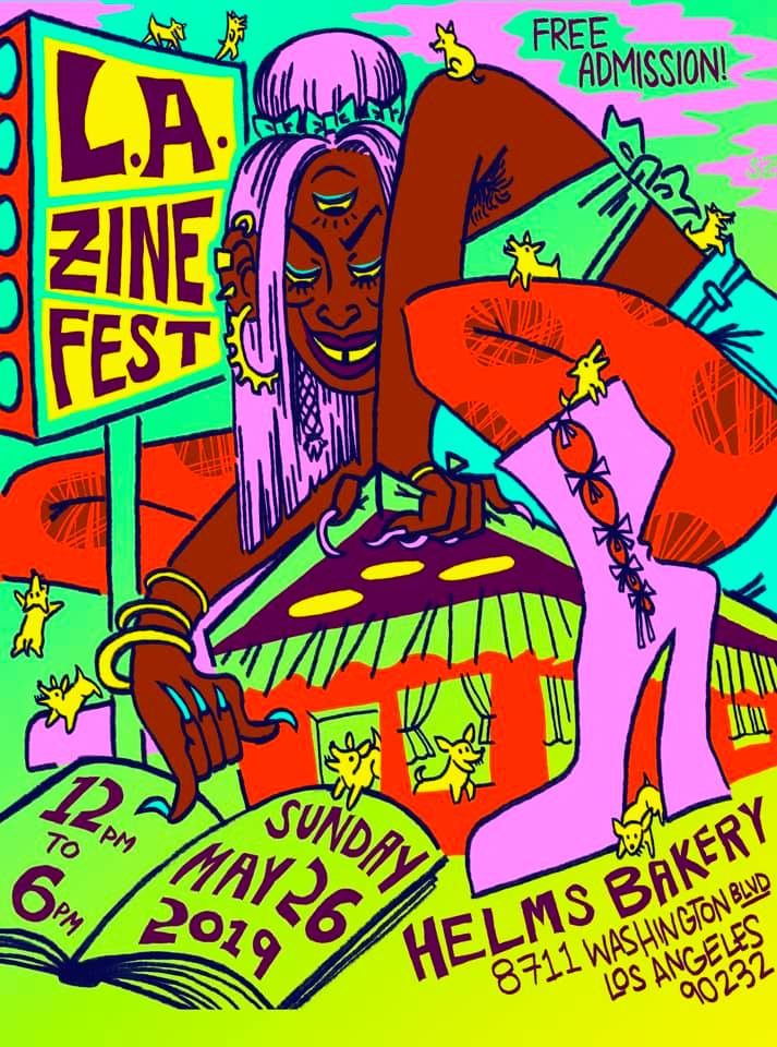 LAZineFest's tweet image. Today is April 26—officially ONE MONTH until L.A. Zine Fest!!