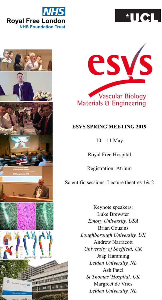 drjanicetsui's tweet photo. @AppliedCVBio @EVB_Org #vascularResearch RT @angiosome: Day1 Keynote #SpringMtg19 #AngioSoMe
@dr_brewster
Uncovering important mechanisms of flow mediated arterial stiffening in peripheral arterial disease
patients
Royal Free Hospital London 12.40 on Fri 10.05.2019 https://t.co/riPiTar9I6