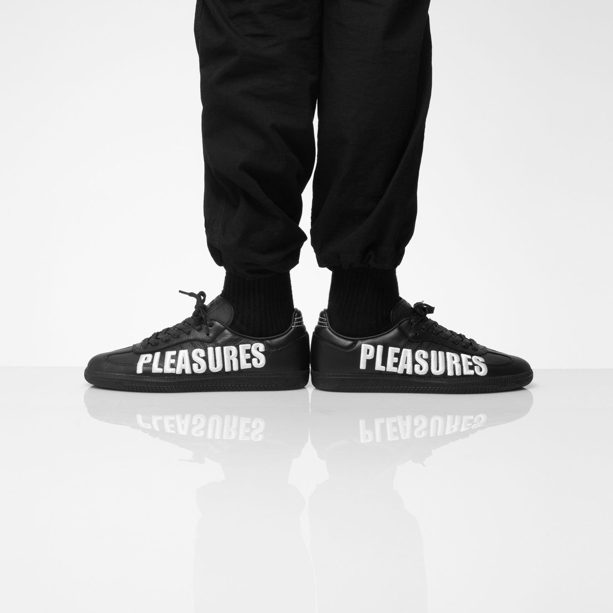 pleasures x adidas