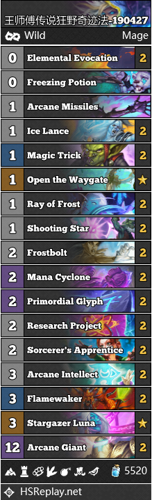 geyuan6_hs's tweet photo. @neon31HS @CelestialSinn 
EU Legend Wild Miracle Mage by Ding（chinese streamer 王师傅）
From 5 to Legend
Very funny deck can beat anyone in turn 5
AAEBAf0EBLQEhLsC0MEC7vYCDawBqwTmBJYF4xGCtAKYxAK0/AK5/wLIhwOfmwPimwP/nQMA https://t.co/2f5E3GYehg